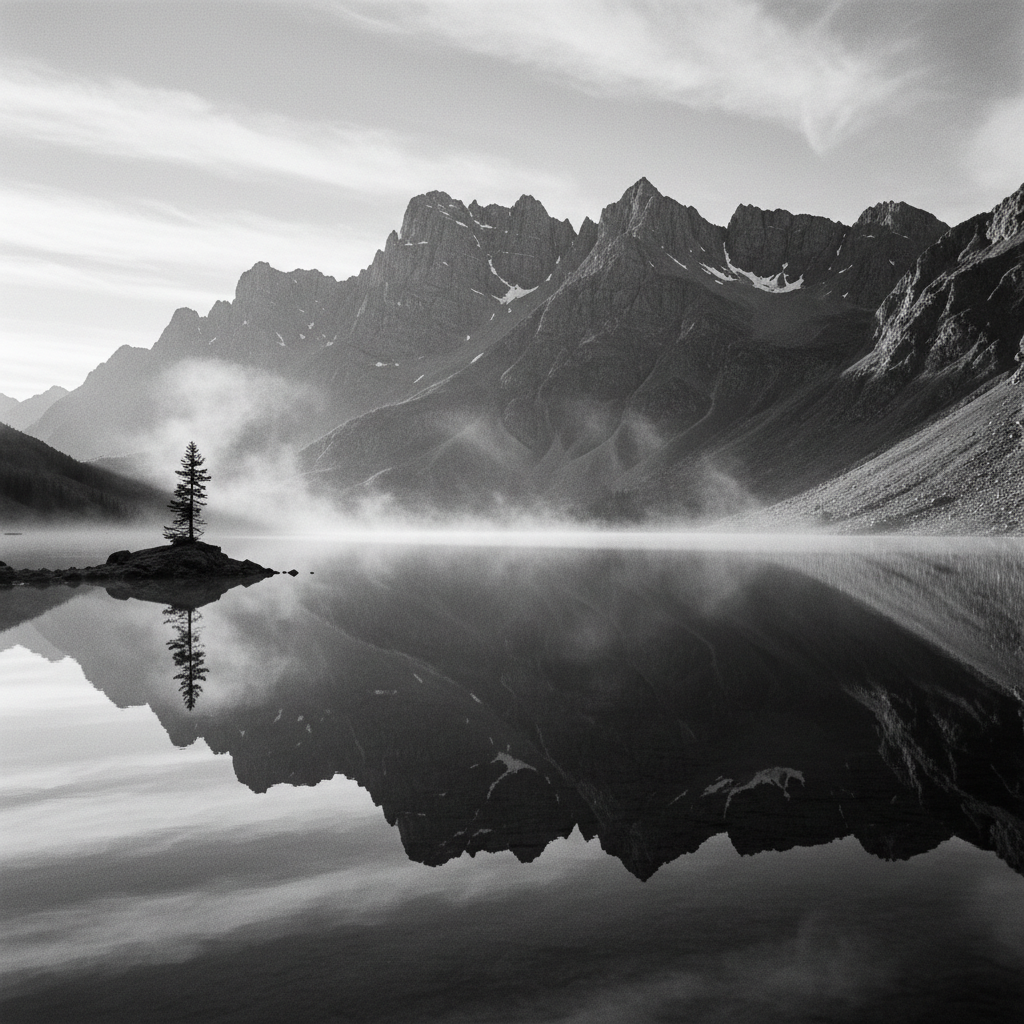 kundalini meditação — reflexo na natureza