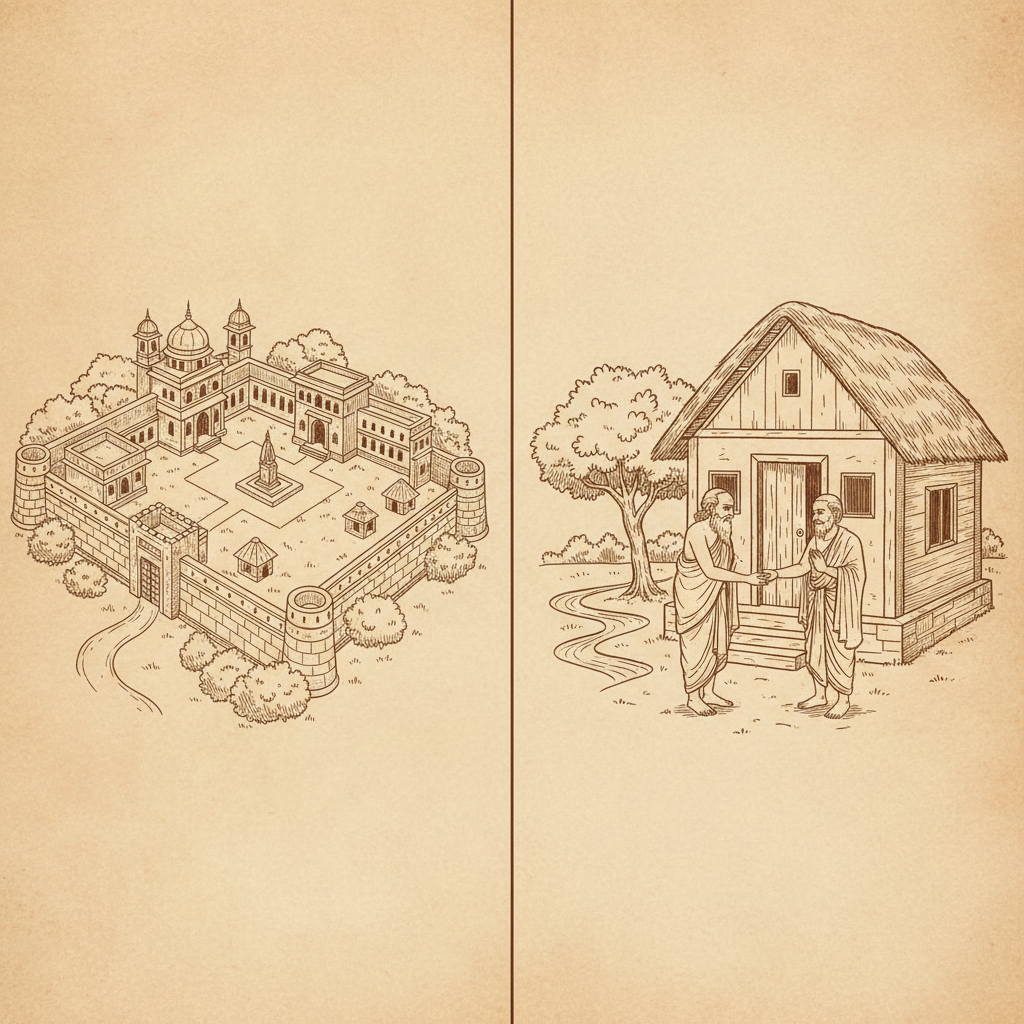 Asram vs Gurukulam — entenda a diferenca