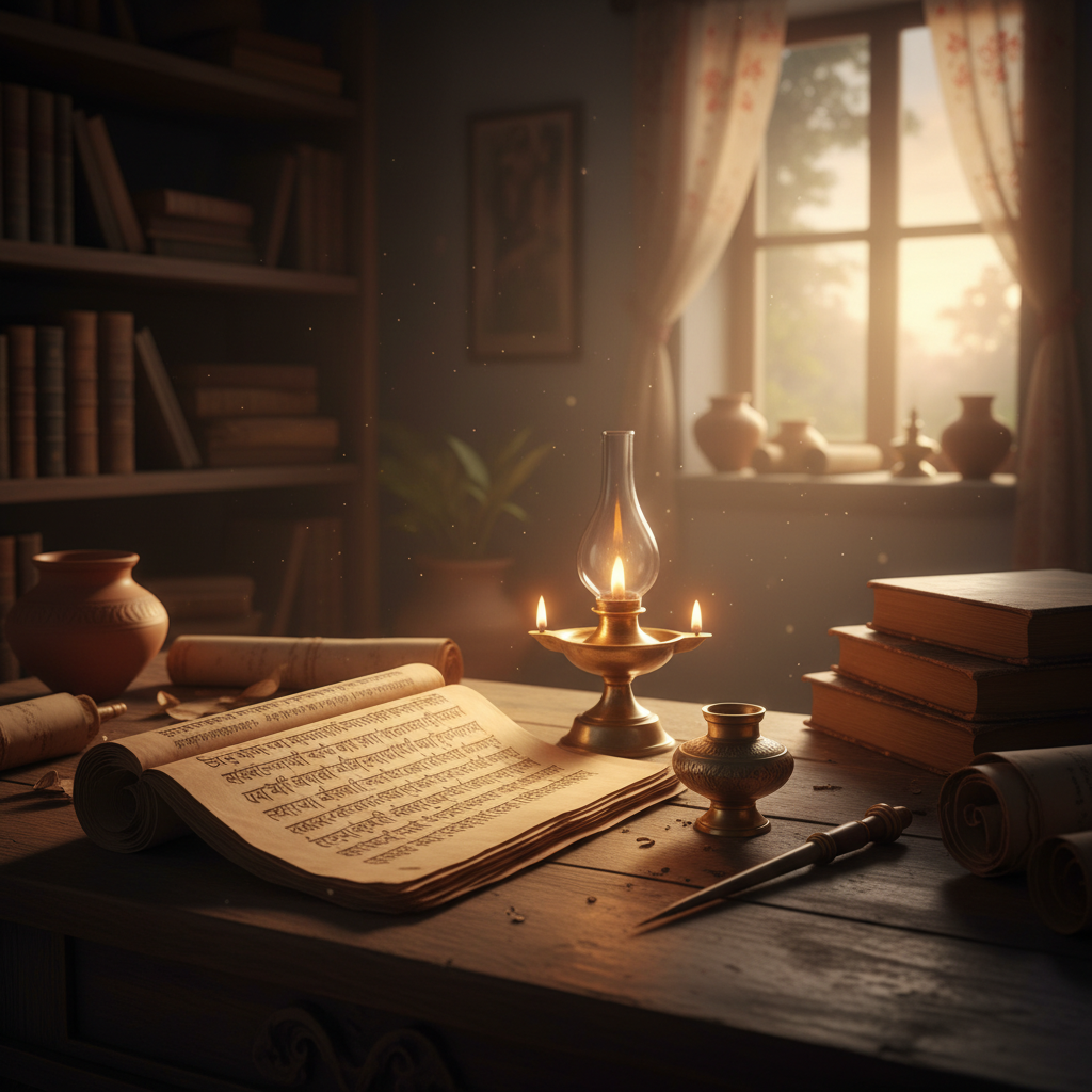 Karma real meaning — Sanskrit manuscript and traditional wisdom