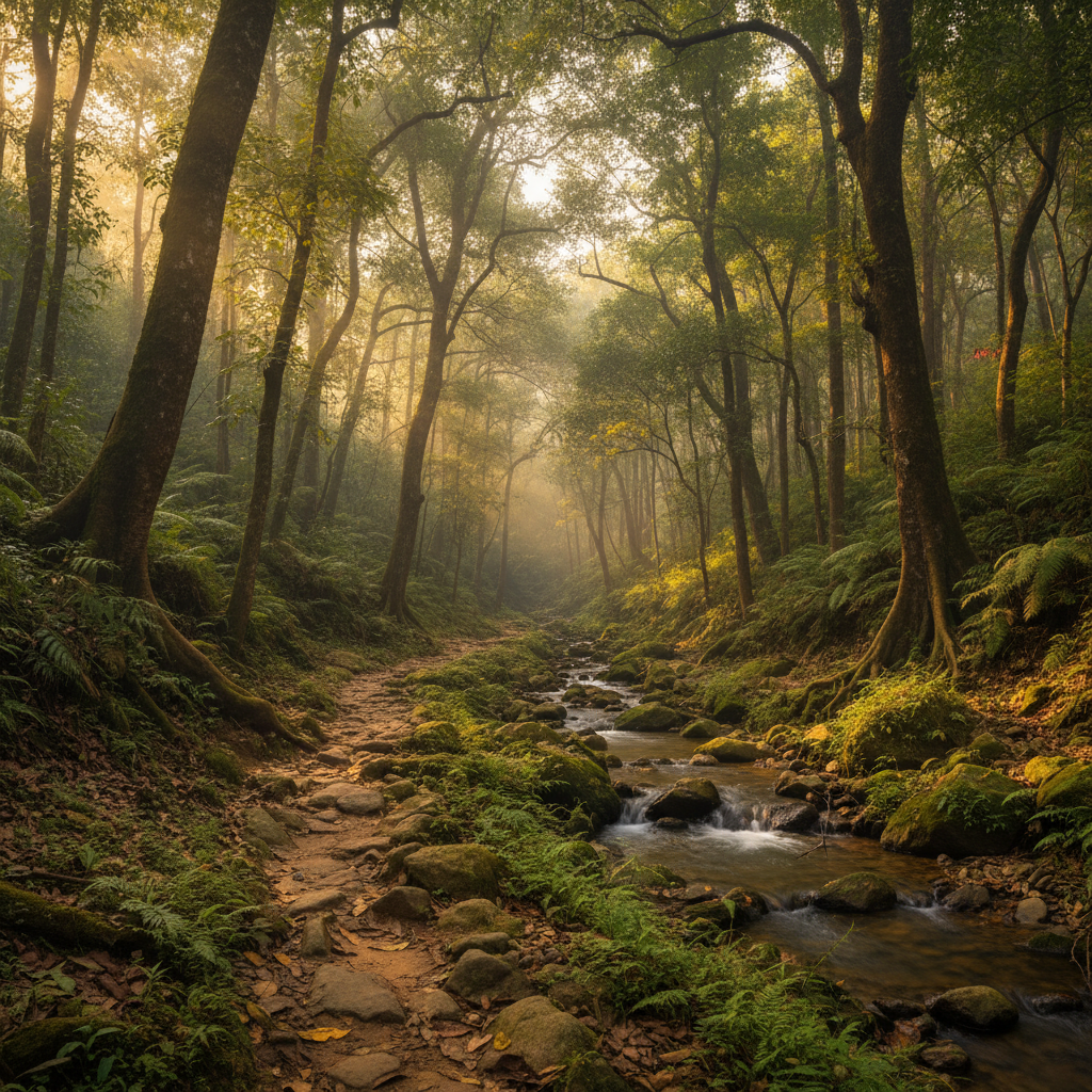 Mantra and meditation in Vedānta — practice in nature