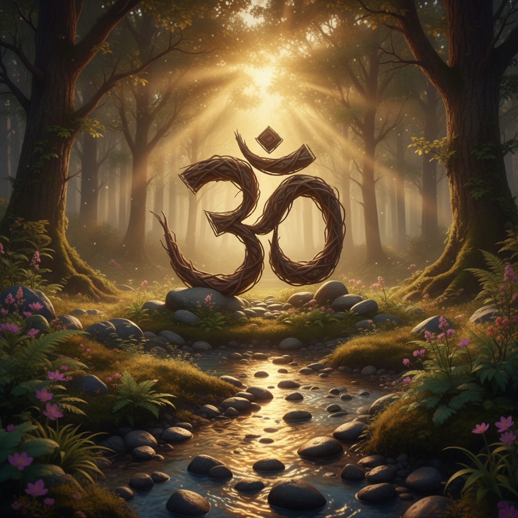 mantra om meditacao natureza
