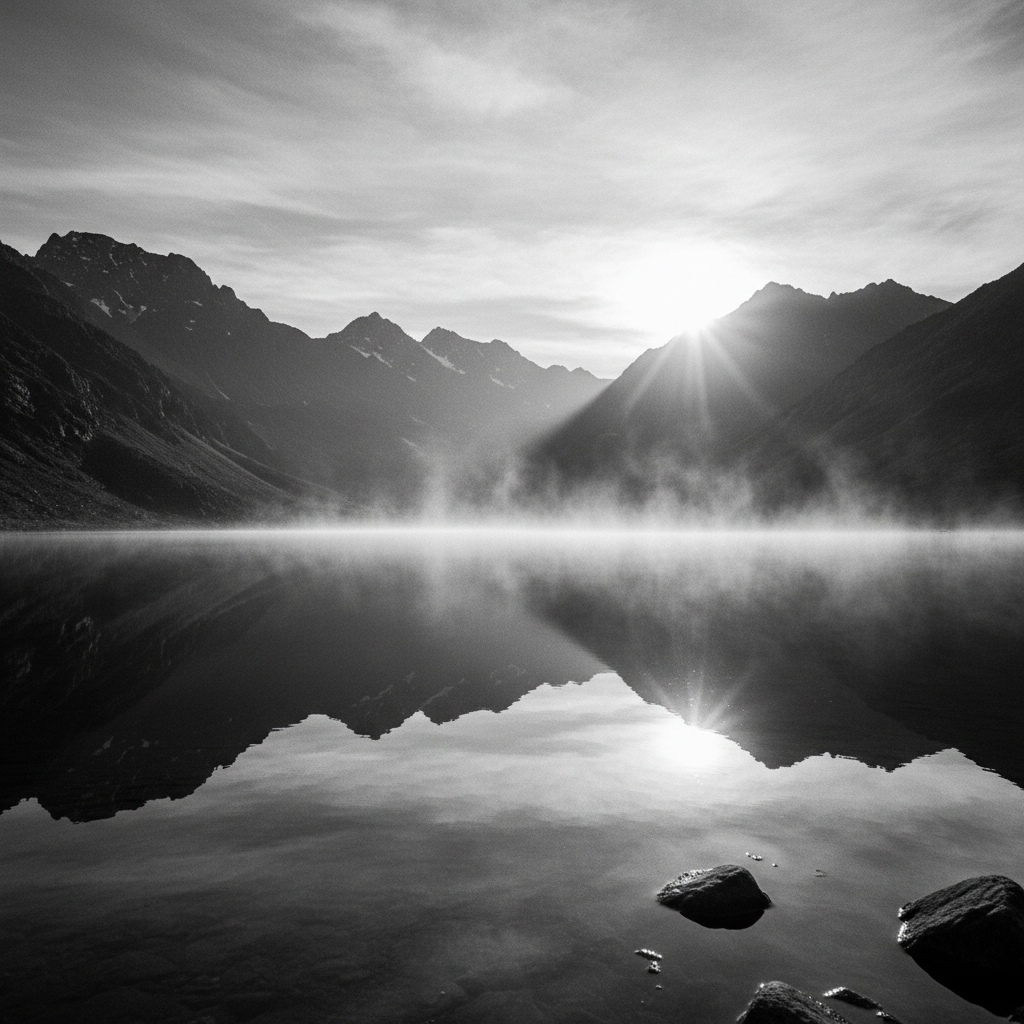 meditação para crianças — reflexo na natureza
