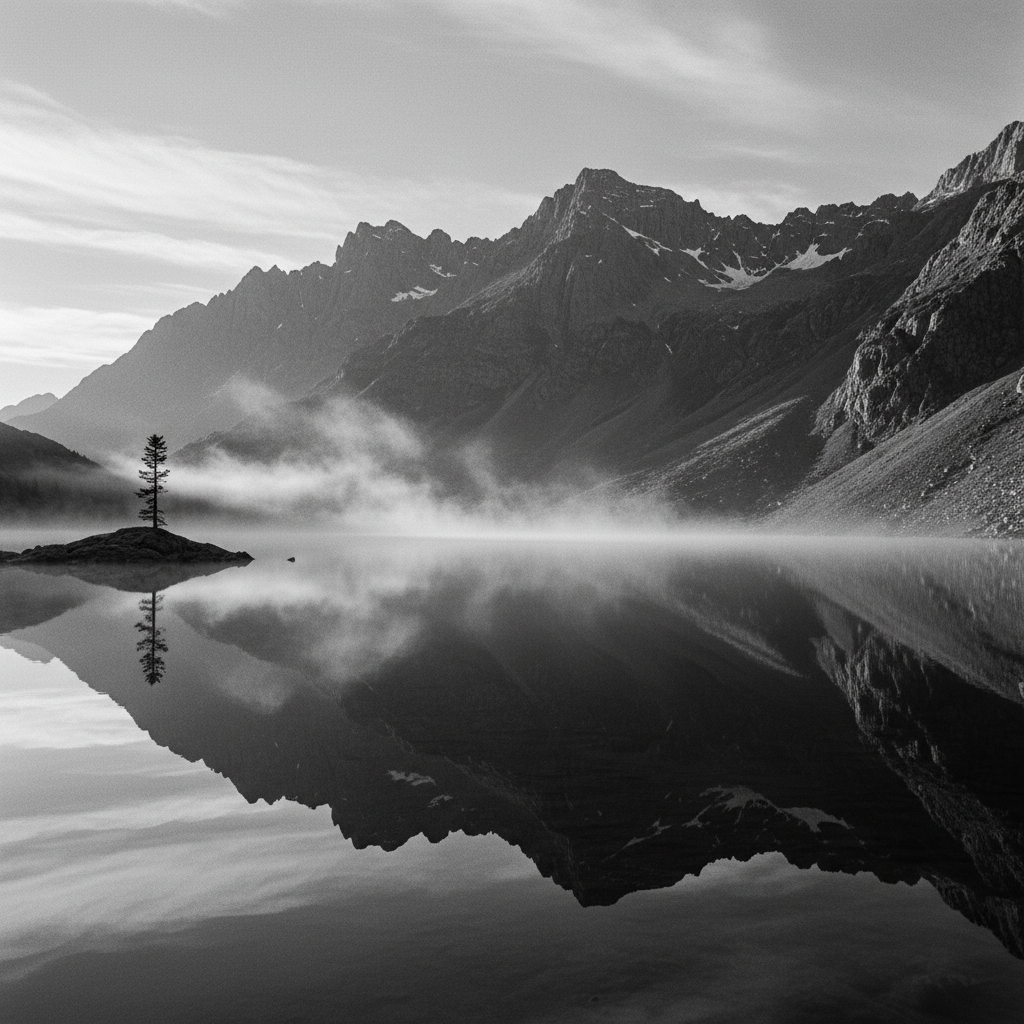 meditacao da noite — reflexo na natureza