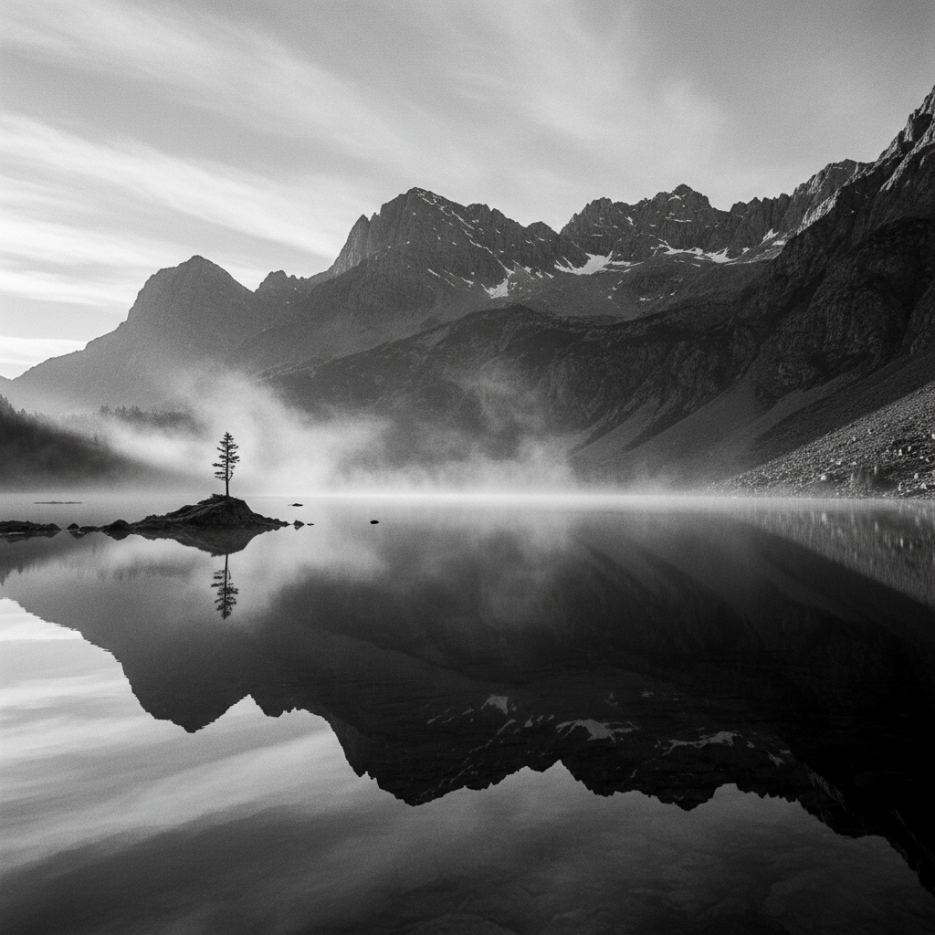 meditação emagrecer — reflexo na natureza