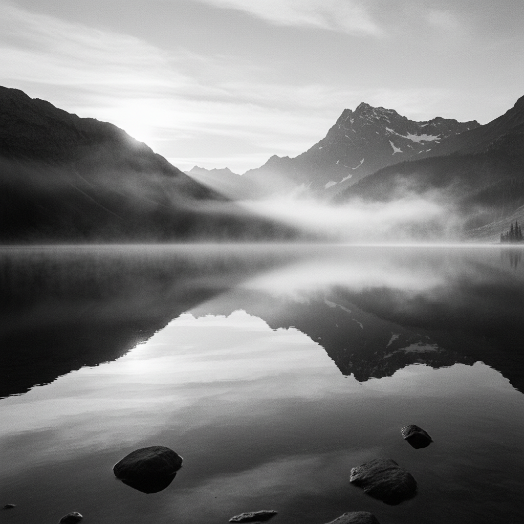 meditacao guiada para cura — reflexo na natureza