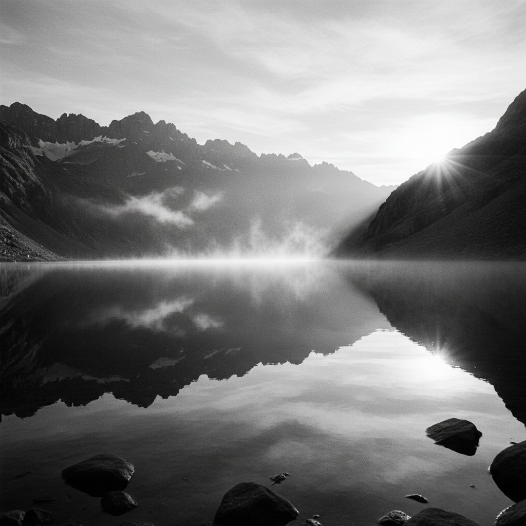 meditacao prosperidade — reflexo na natureza