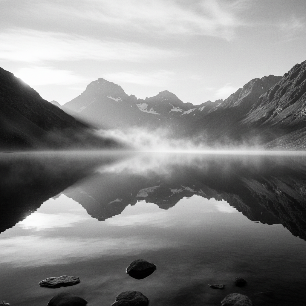 meditação da manhã — reflexo na natureza