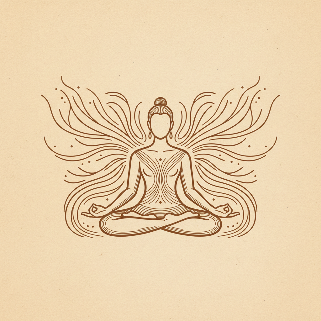 meditação no templo budista