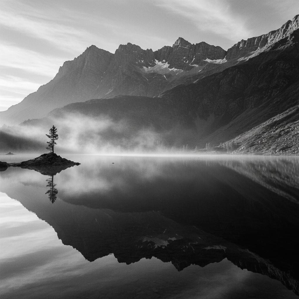 meditação para acalmar a ansiedade — reflexo na natureza