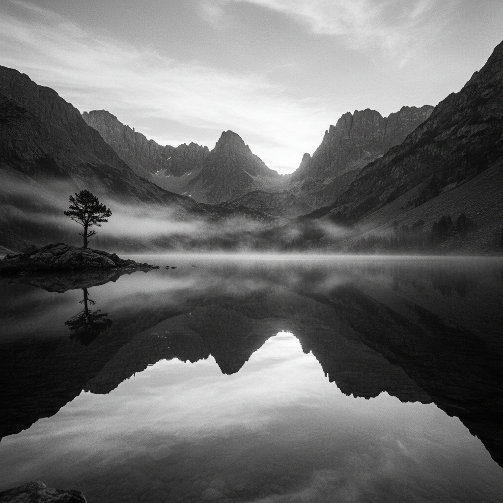 aprenda a meditar — reflexo na natureza