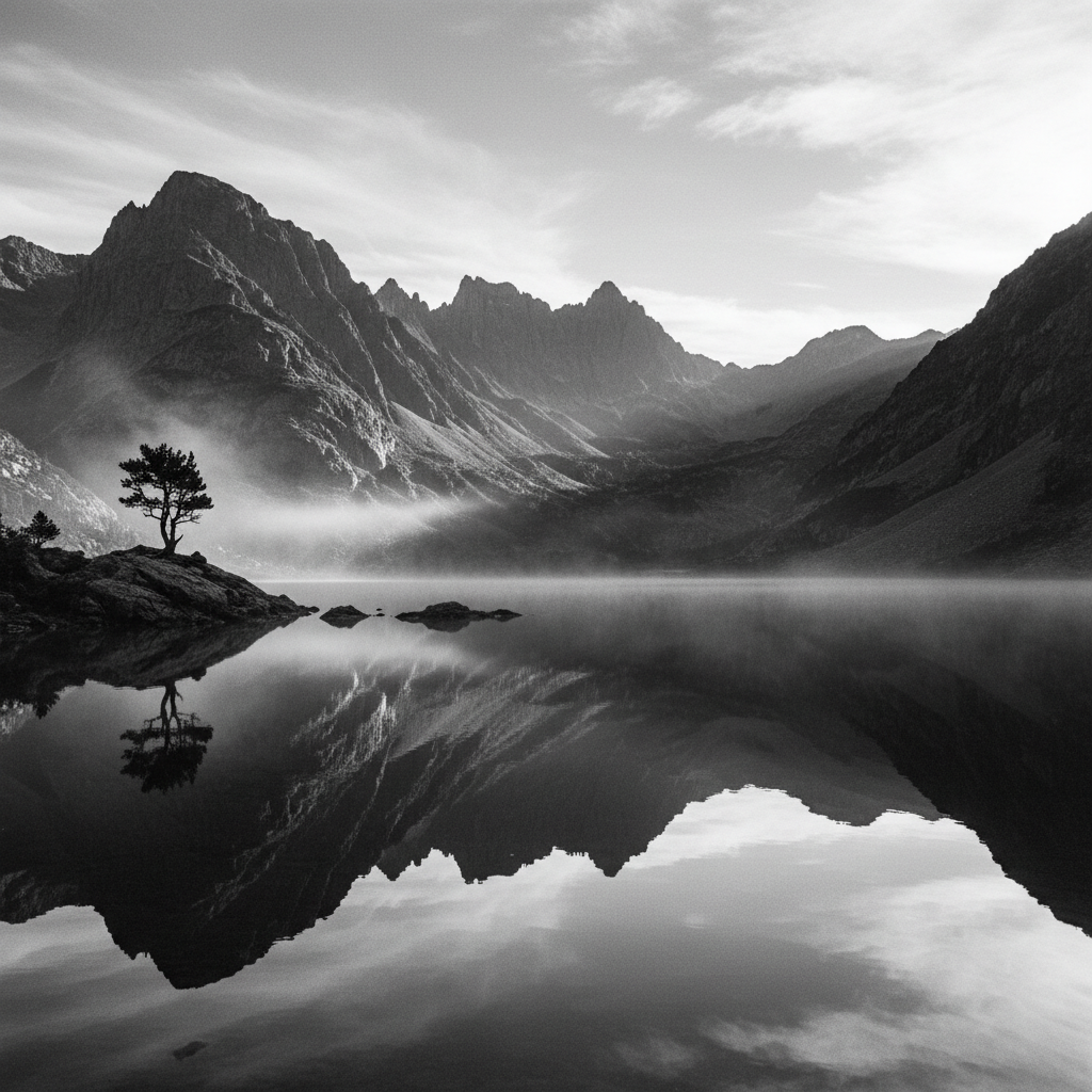 meditação para acalmar a mente e dormir — reflexo na natureza