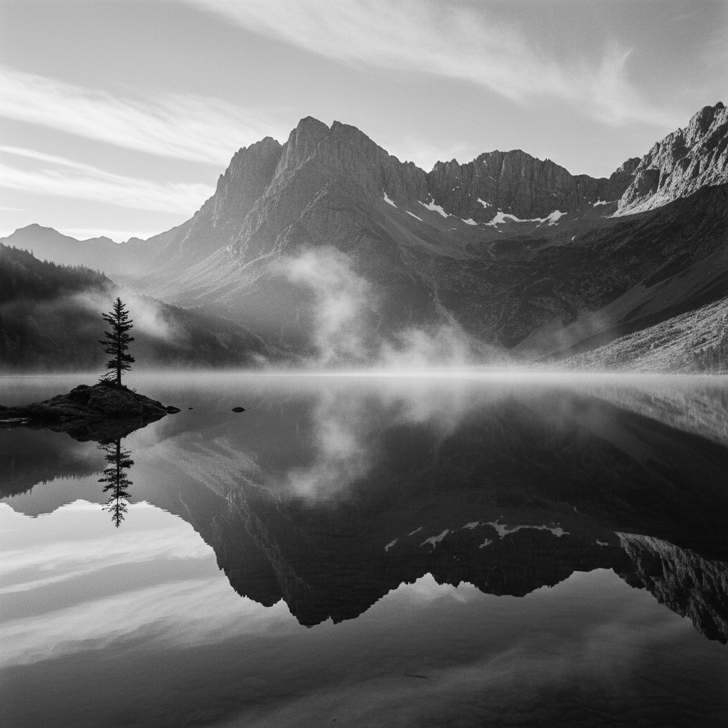 meditation for child sleep — reflection in nature