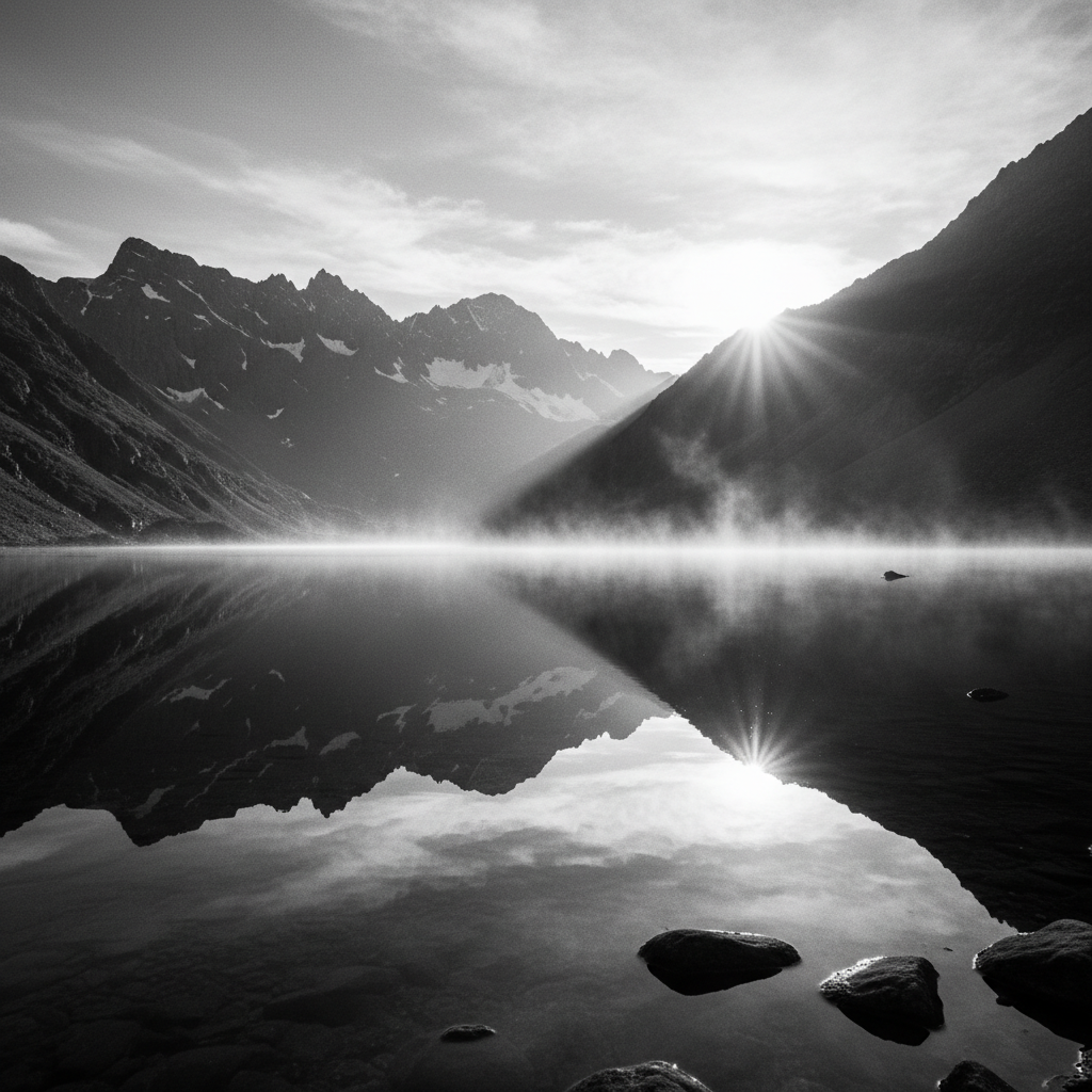 meditação para ansiedade e estresse — reflexo na natureza