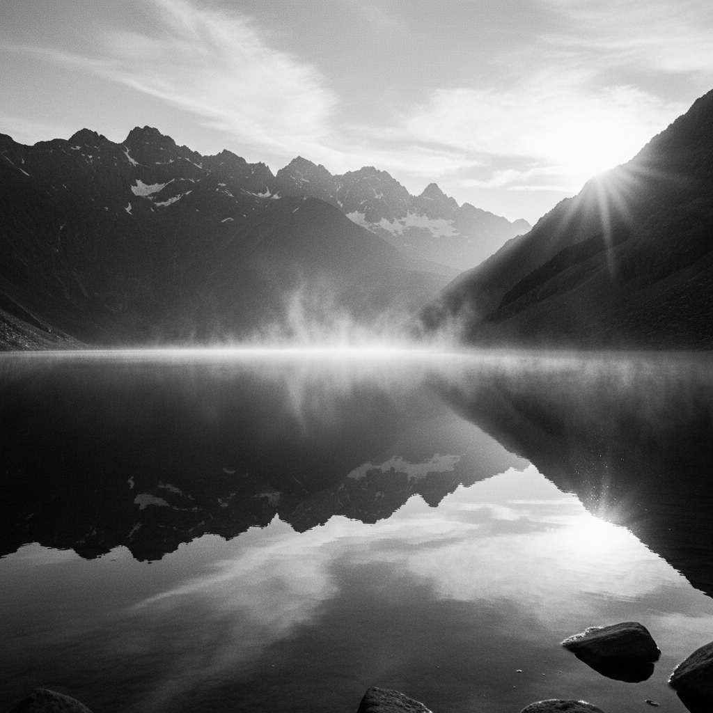 meditação para dormir ansiedade — reflexo na natureza