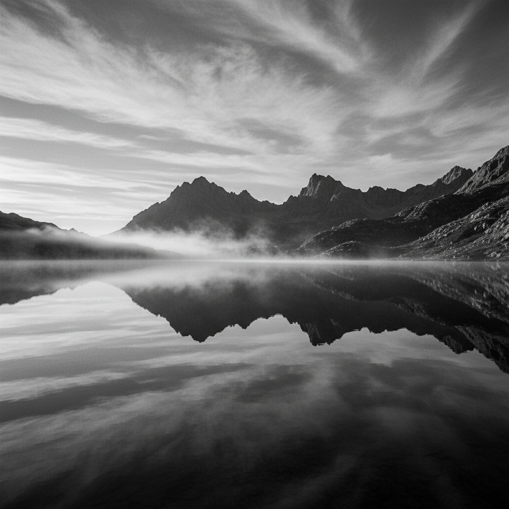 meditação para noite — reflexo na natureza