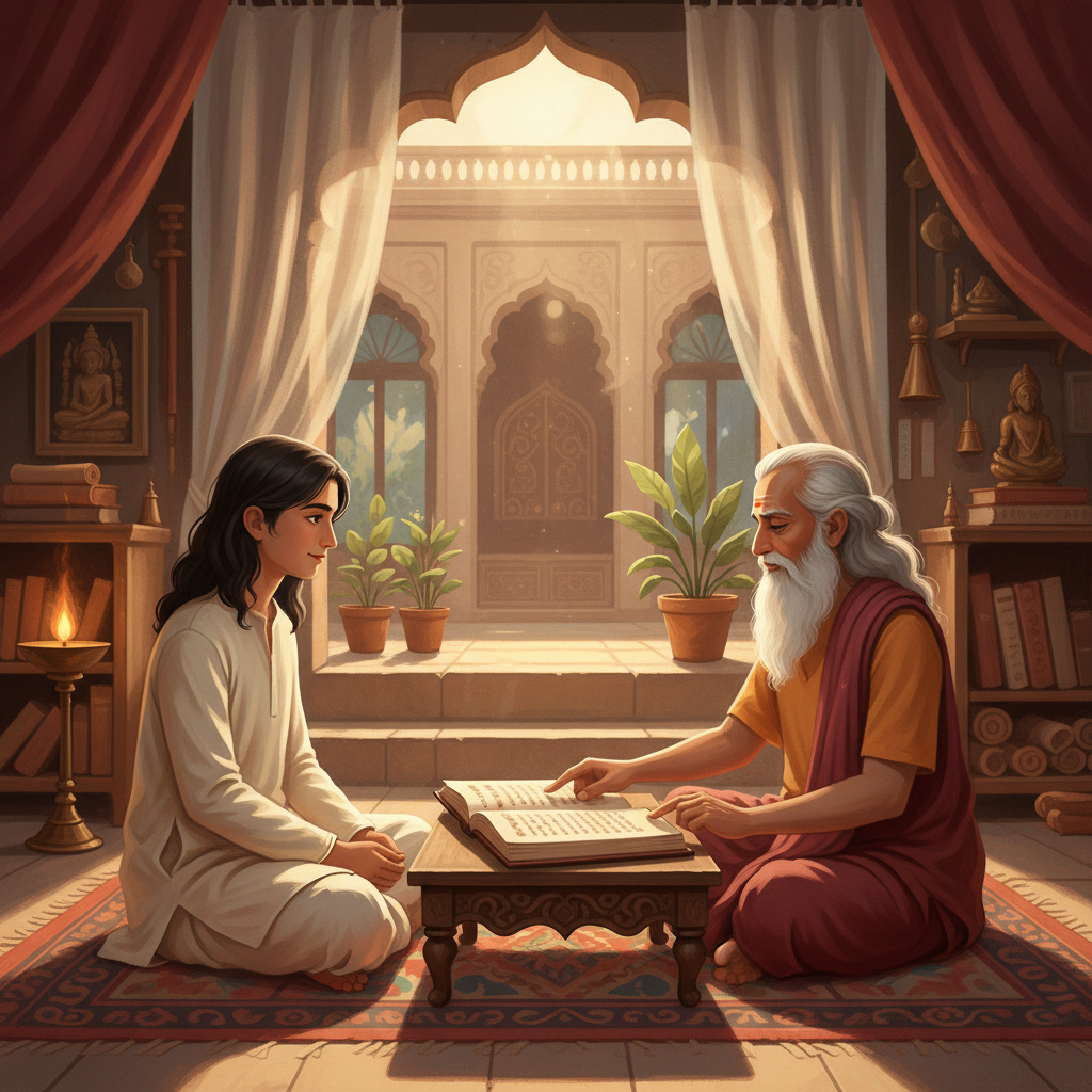 Why learn Sanskrit for Vedānta — manuscript and study