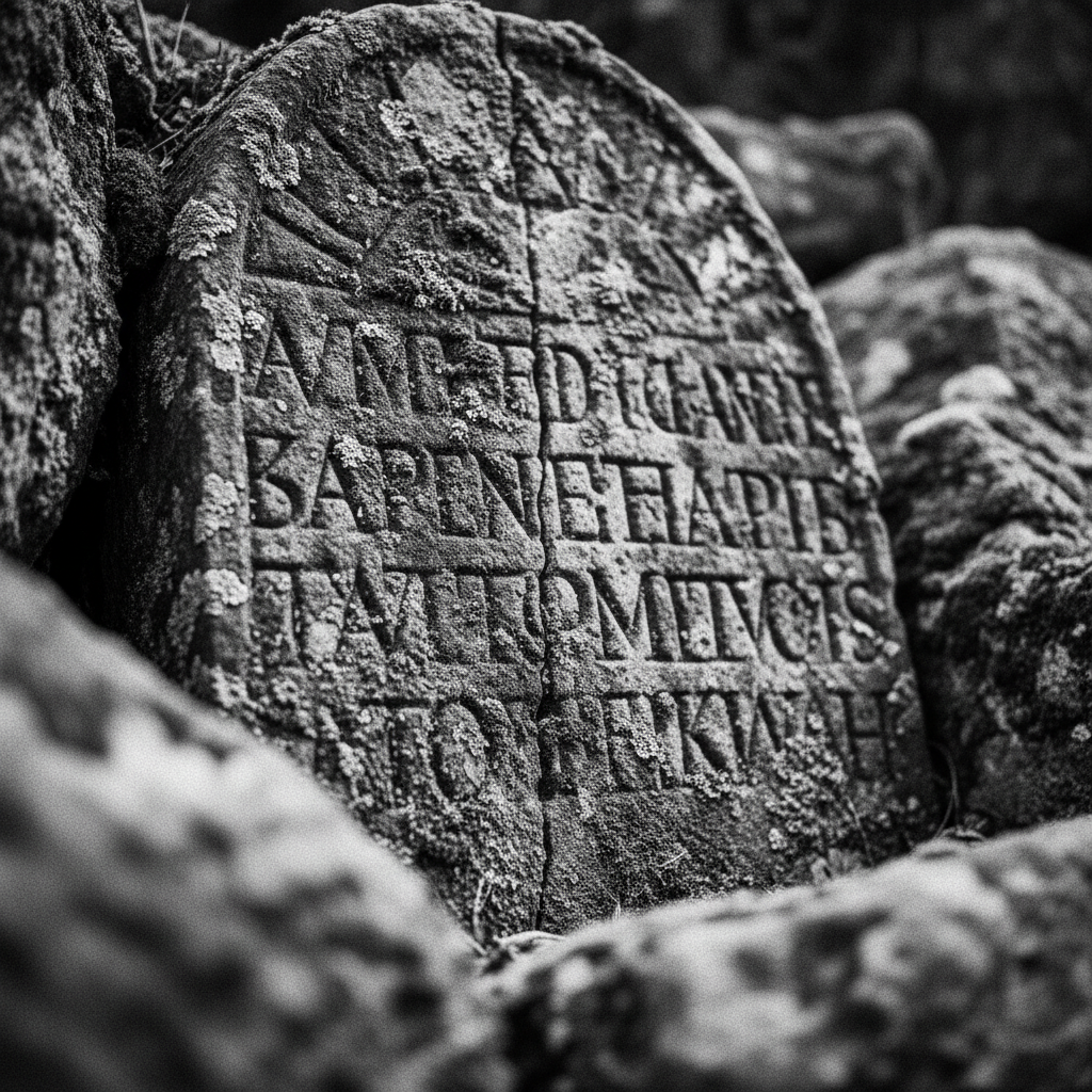 Sanskrit — ancient inscriptions in nature