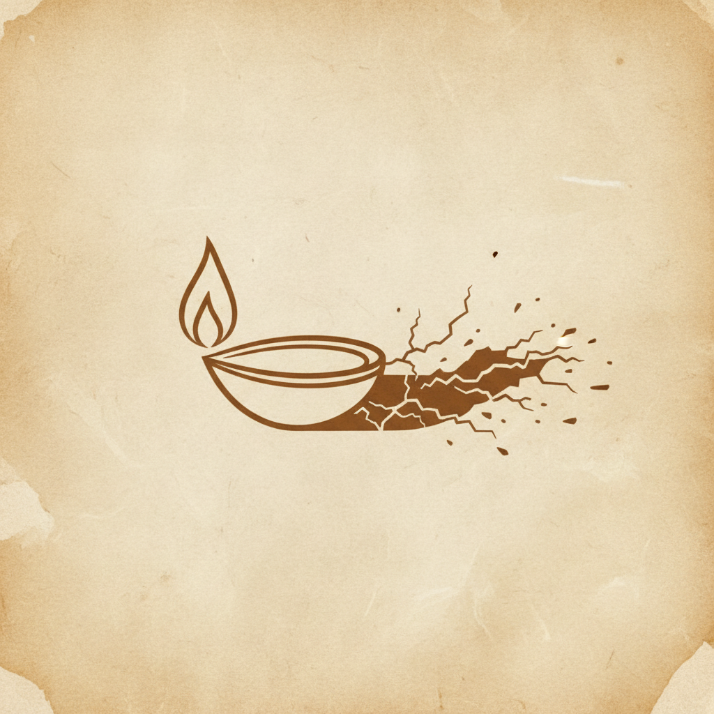 If everything is Brahman why does suffering exist — scroll with flame and shadow